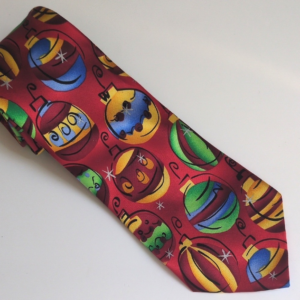Jerry Garcia Holiday Christmas Tie Abstract Ornaments Collection Fifty‎ Eight 58